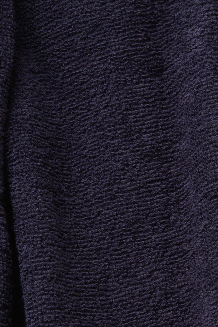 Unisex župan, 100% bavlna, NAVY BLUE, detail image number 5