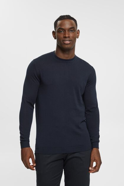Pletený vlněný svetr, BLACK, overview