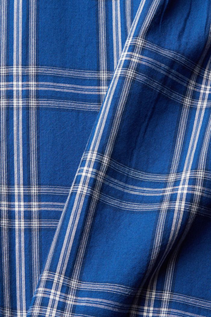 Košilová halenka s propínacím límečkem, BLUE, detail image number 1