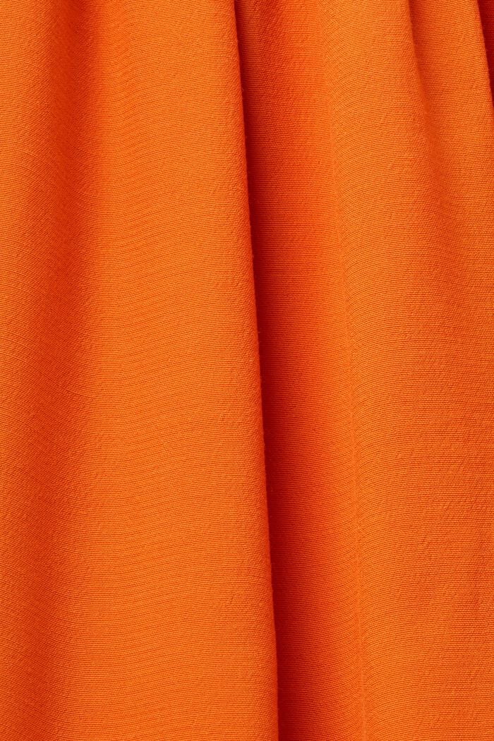 Šaty na ramínka s nařasením, ORANGE, detail image number 5