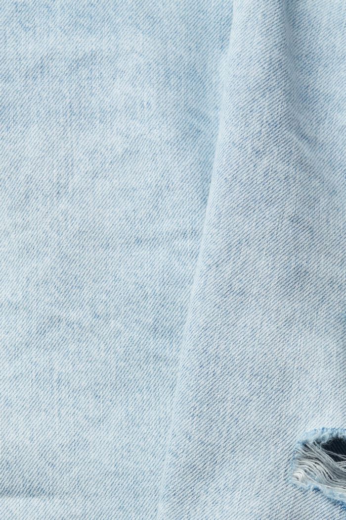 Džínová sukně s efekty poničení, BLUE BLEACHED, detail image number 0