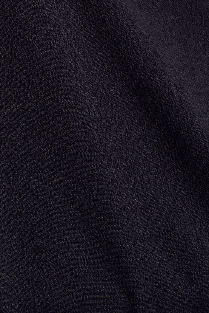 Krepová halenka z materiálu LENZING™ ECOVERO™, BLACK, detail image number 4