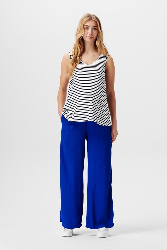 MATERNITY kalhoty se širokými nohavicemi, ELECTRIC BLUE, detail image number 0