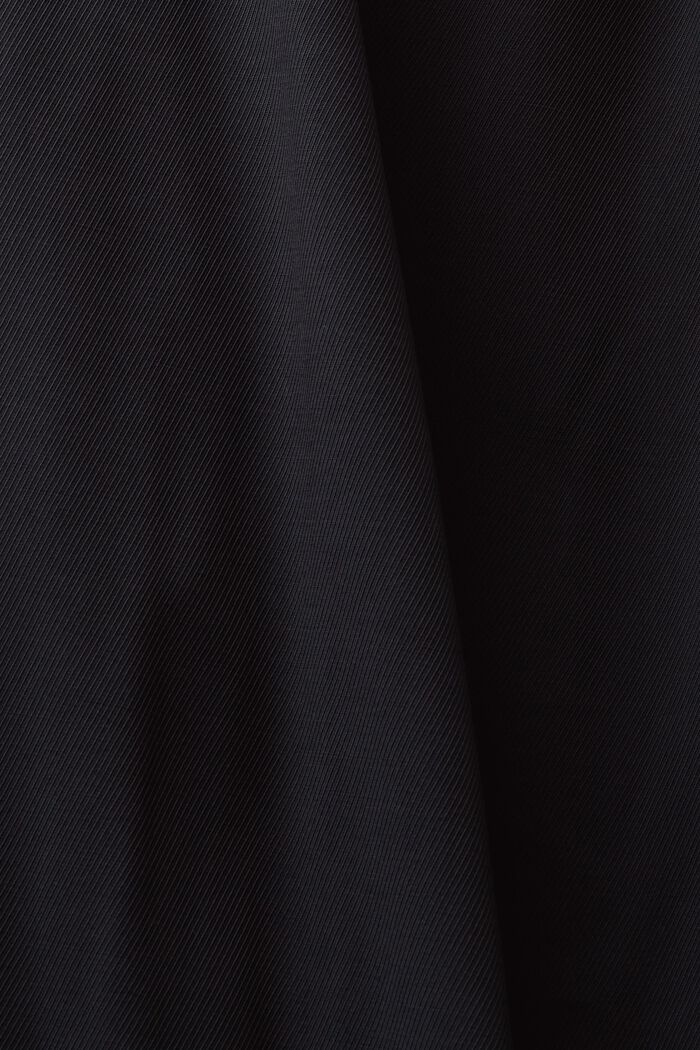 Široké keprové kalhoty bez zapínání, BLACK, detail image number 5