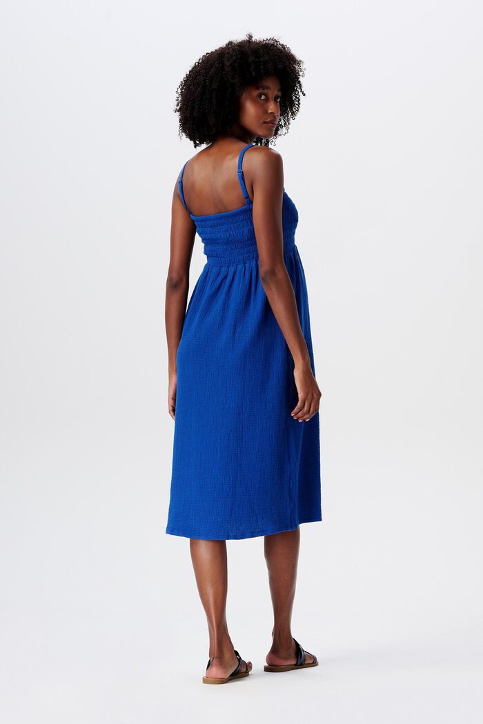MATERNITY šaty s nařaseným živůtkem, ELECTRIC BLUE, detail image number 2