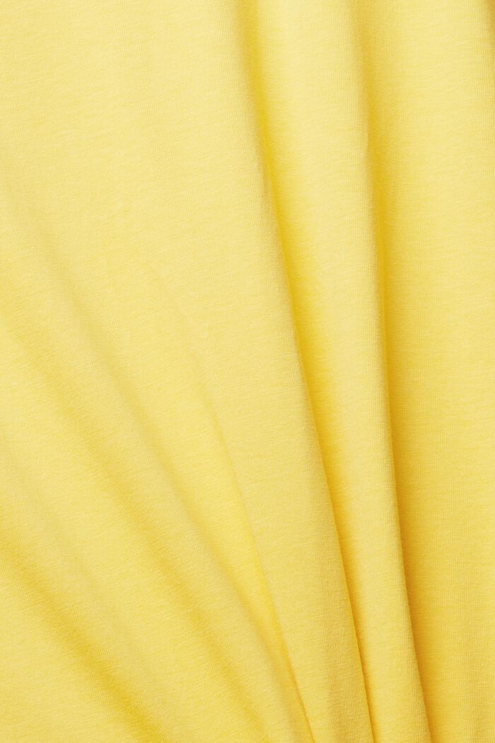 Jednobarevné tričko, YELLOW, detail image number 4