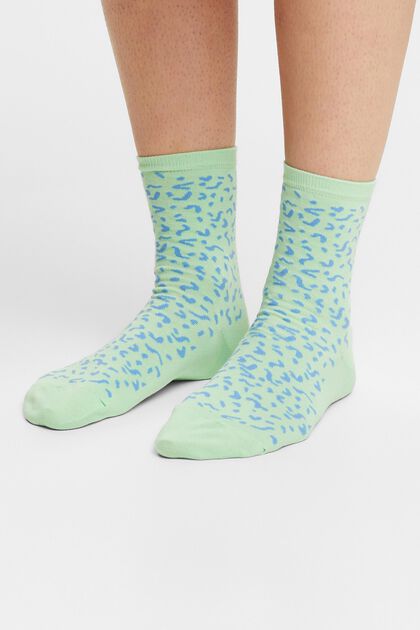 Bavlněné ponožky s potiskem, 2 páry v balení