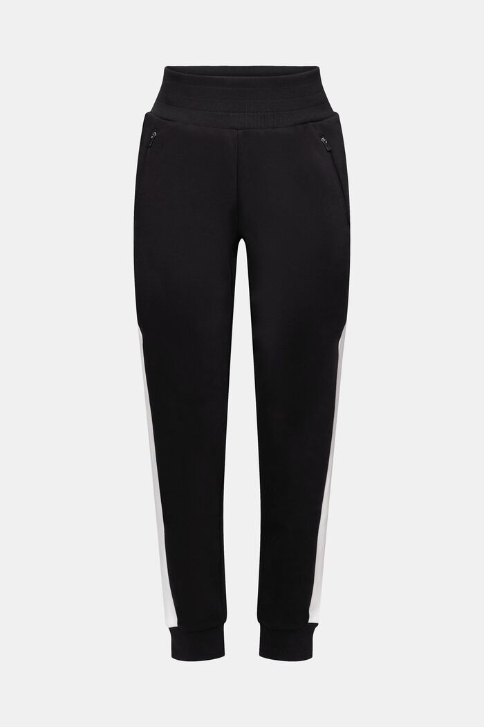 Joggingové kalhoty z bio bavlny, BLACK, detail image number 6