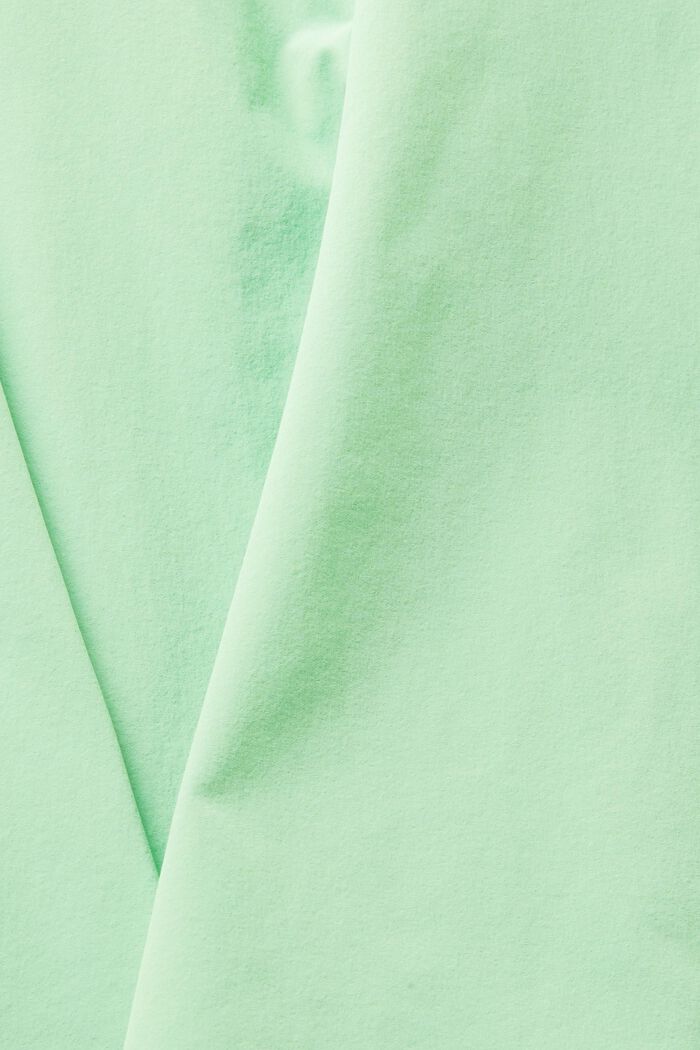 Skládaná rozšiřující se mini sukně se šortkami, LIGHT GREEN, detail image number 6