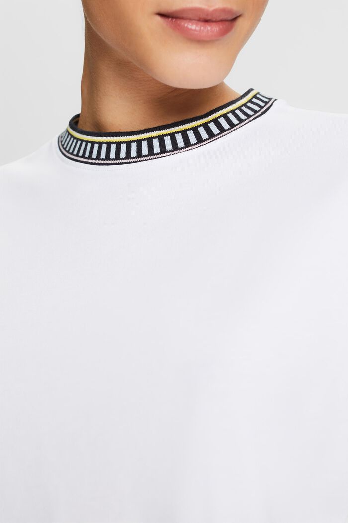 Tričko s kulatým výstřihem, WHITE, detail image number 2