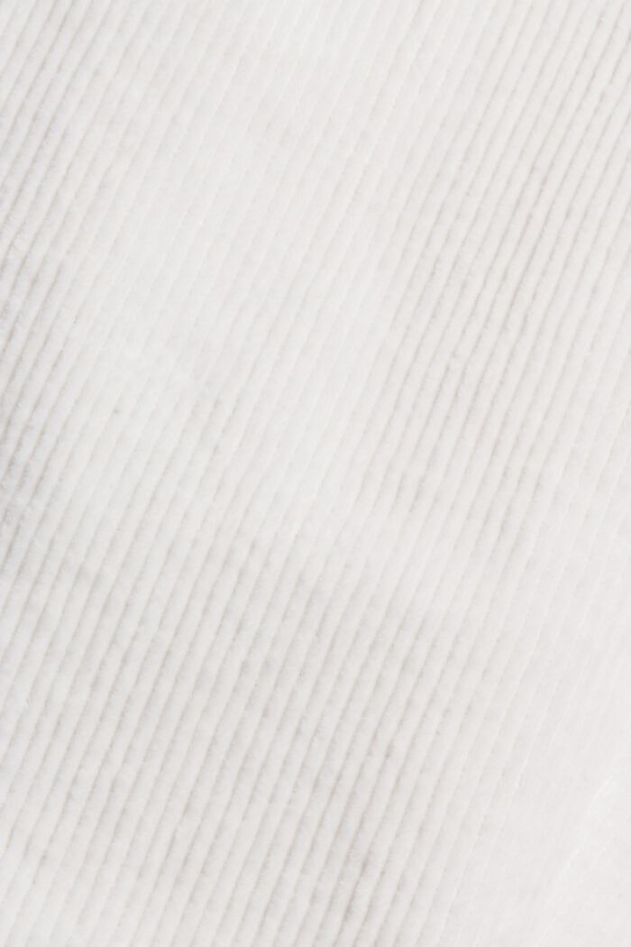 Manšestrové kalhoty s kalhotovým rozparkem na knoflíky, ze 100% bavlny, ICE, detail image number 4