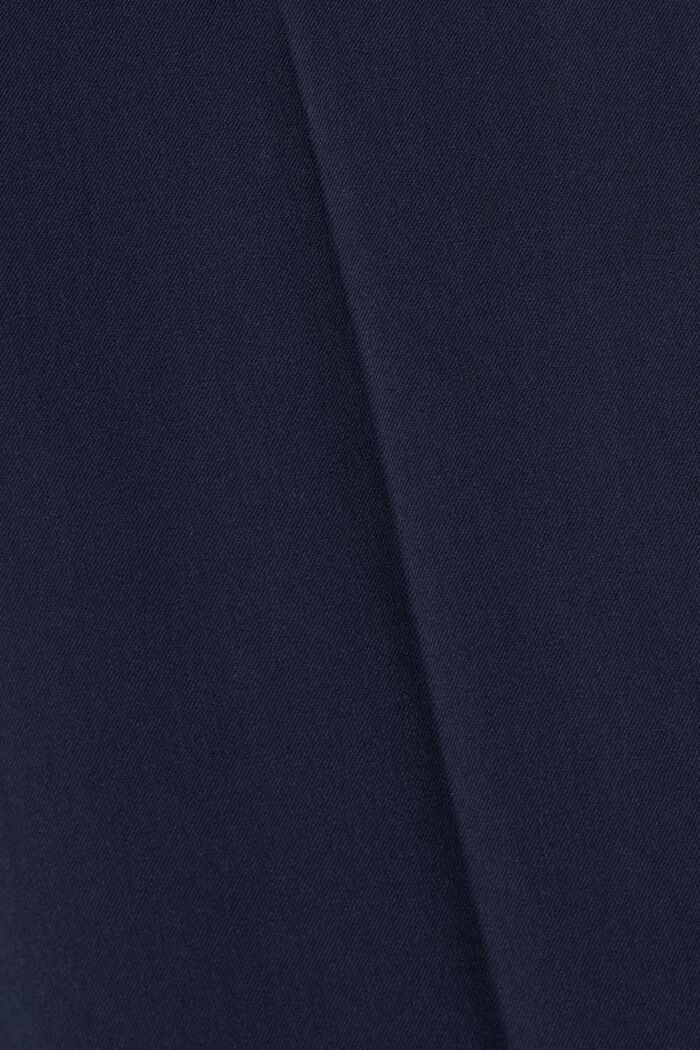 Strečové kalhoty s pasem na gumu, NAVY, detail image number 4