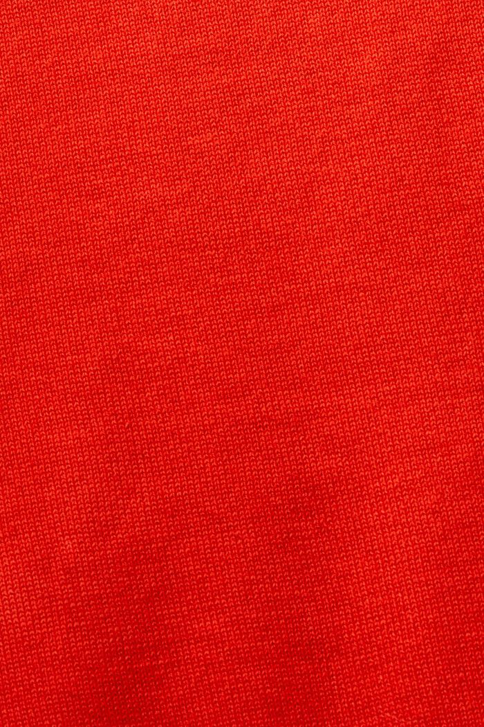 Pulovr s lodičkovým výstřihem, RED, detail image number 4