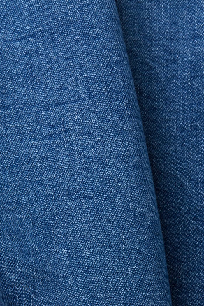 Džínové šaty s volným střihem, BLUE MEDIUM WASHED, detail image number 5