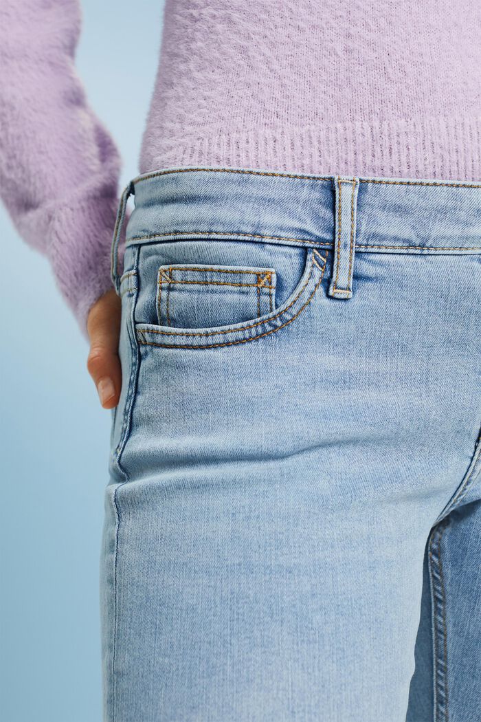 Skinny džíny s nízkým pasem, BLUE LIGHT WASHED, detail image number 2