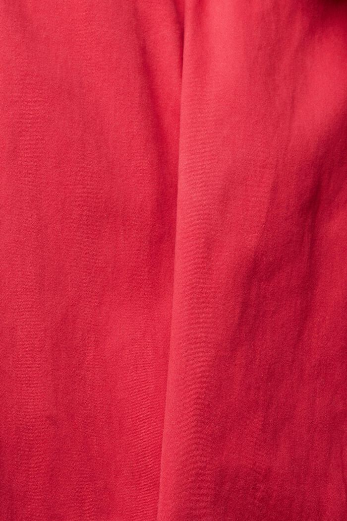 Kalhoty chino z bavlny, RED, detail image number 4