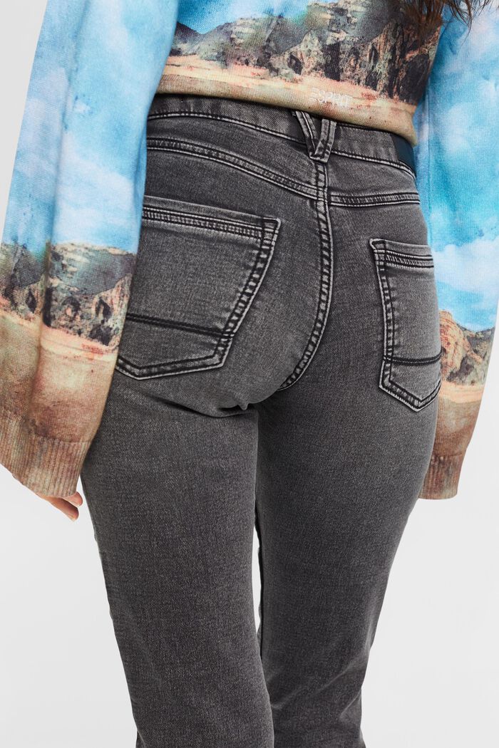 Strečové džíny s úzkým střihem Slim Fit, BLACK MEDIUM WASHED, detail image number 4