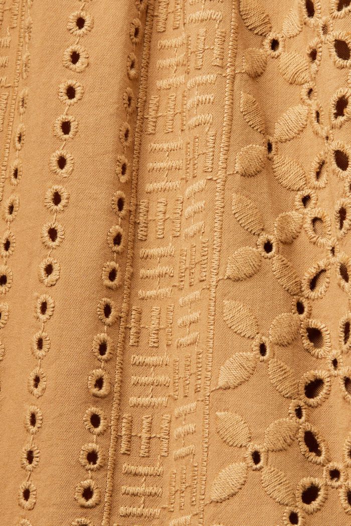 Vyšívaná sukně, LENZING™ ECOVERO™, KHAKI BEIGE, detail image number 4