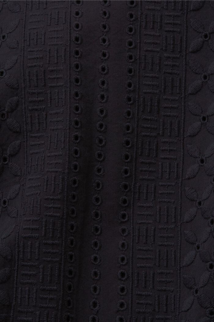 Zkrácený top s výšivkou, LENZING™ ECOVERO™, BLACK, detail image number 7
