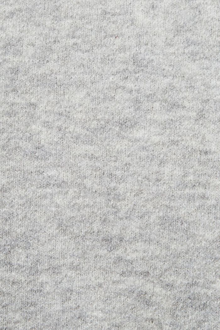 Pletená vesta ze směsi s vlnou, LIGHT GREY, detail image number 4