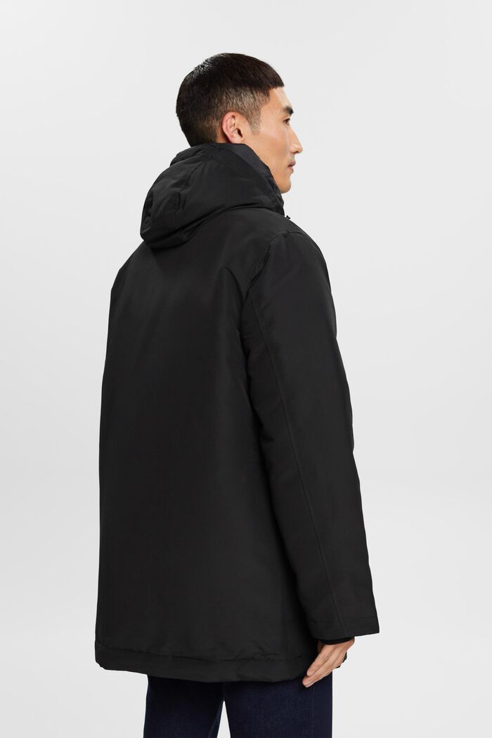 Péřová bunda s kapucí, BLACK, detail image number 2