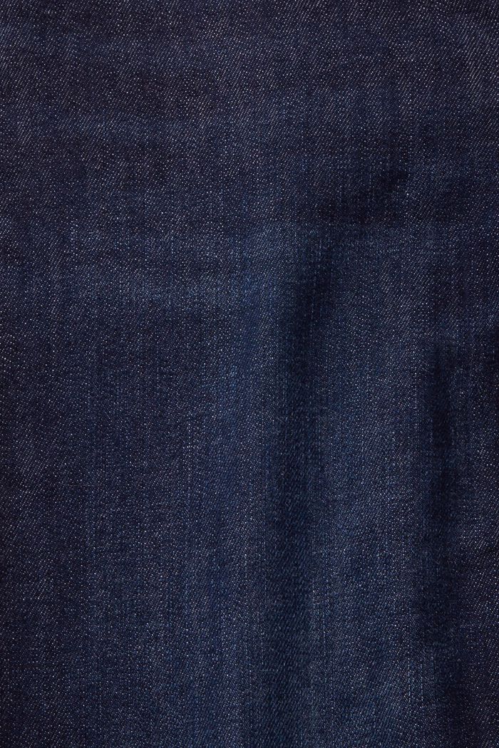 Strečové džíny s rovnými nohavicemi, BLUE DARK WASHED, detail image number 7