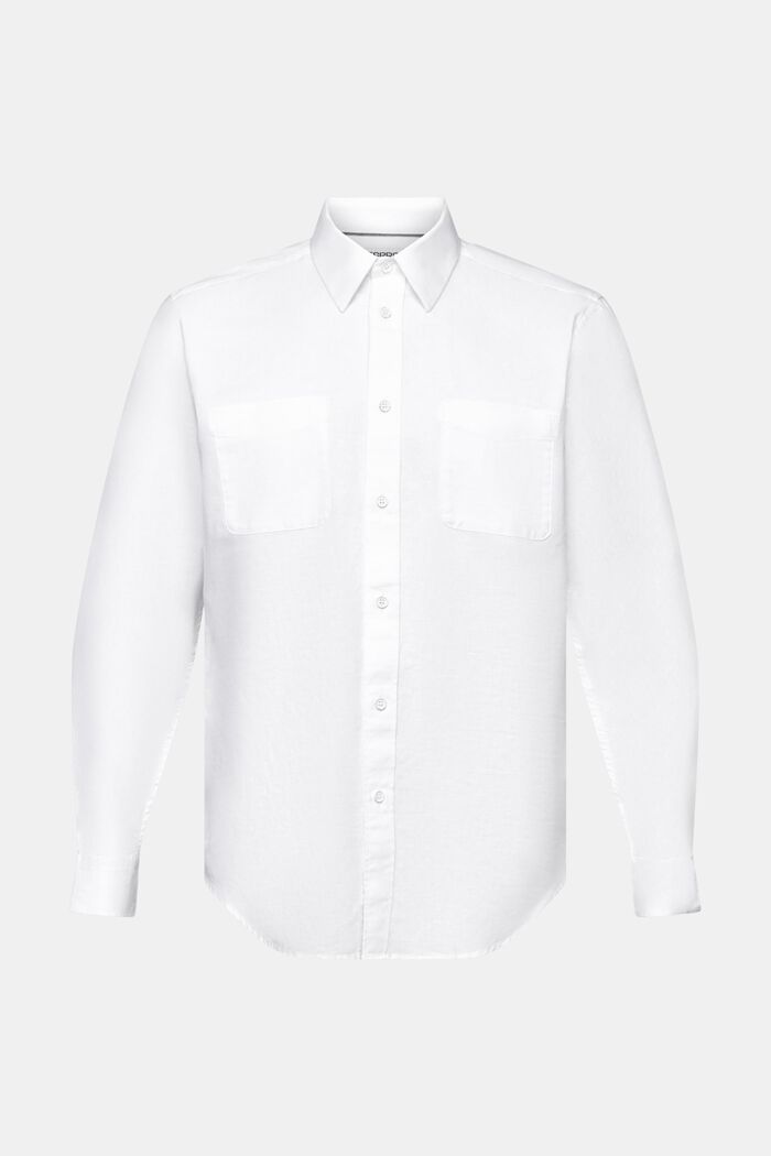 Košile s dlouhým rukávem, WHITE, detail image number 6