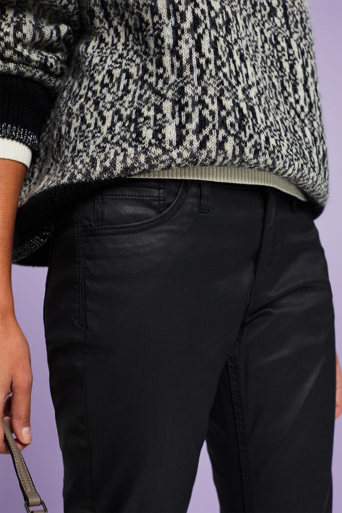 Kalhoty s povrchovou úpravou, BLACK, detail image number 4