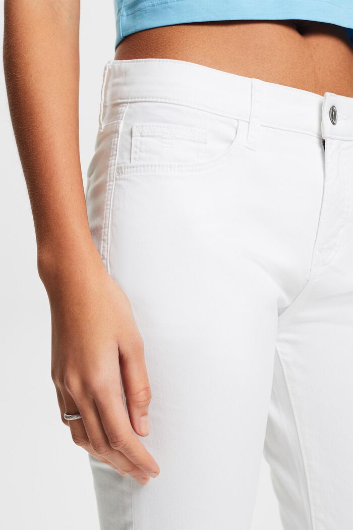 Capri kalhoty, WHITE, detail image number 4