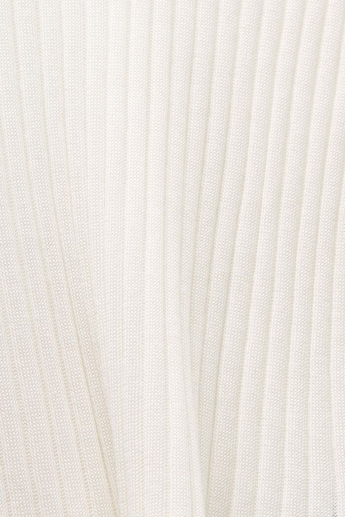 Pulovr z žebrované pleteniny, OFF WHITE, detail image number 5