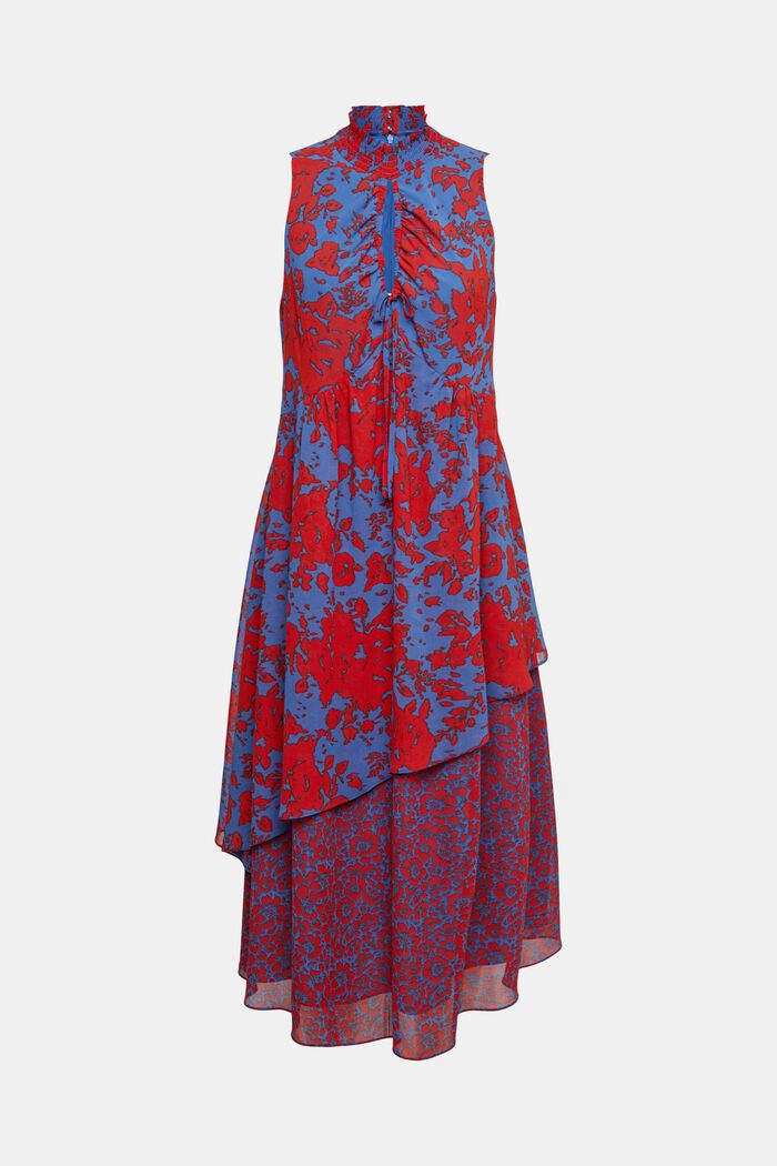 Vrstvené šifonové šaty, RED, detail image number 6