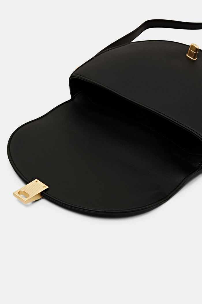 Crossbody kabelka se zakulaceným tvarem, BLACK, detail image number 3