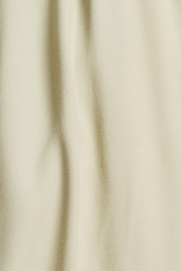 Midi sukně s pasem na gumu, ze 100% viskózy, DUSTY GREEN, detail image number 4