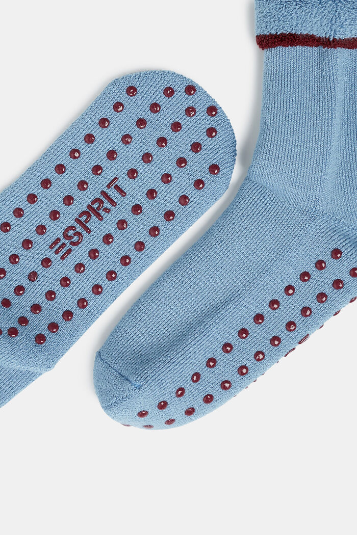 Měkké protiskluzové ponožky, směs s vlnou, SUMMERSKY, detail image number 1