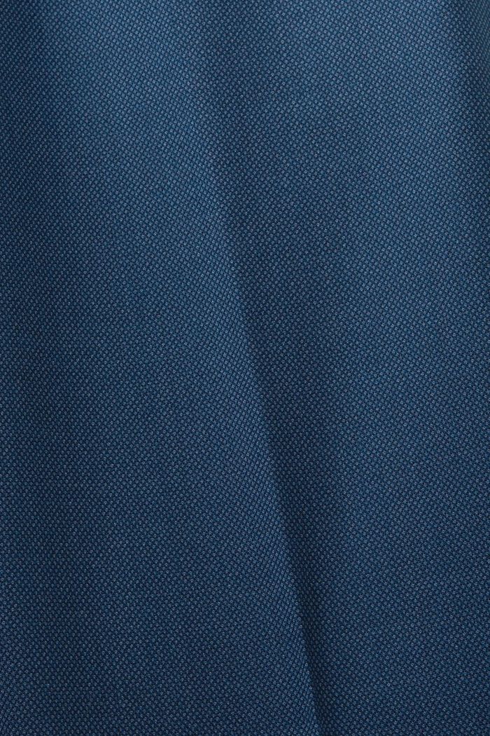 Mix & match: oblekové kalhoty se strukturou bird eye, BLUE, detail image number 6