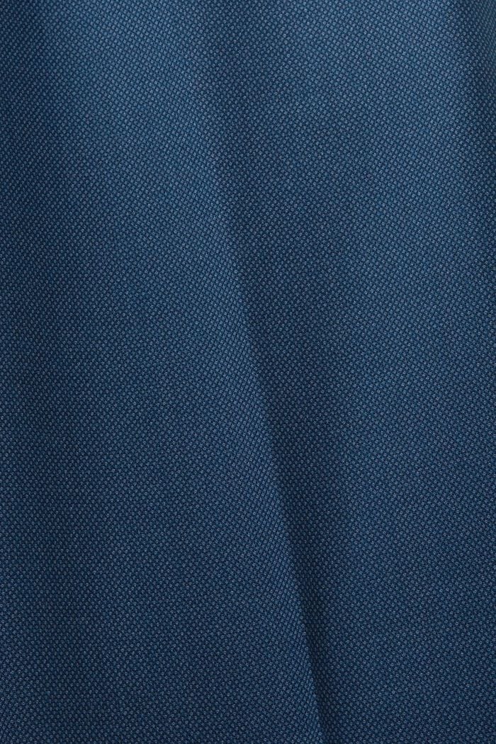 Mix & match: oblekové kalhoty se strukturou bird eye, BLUE, detail image number 6