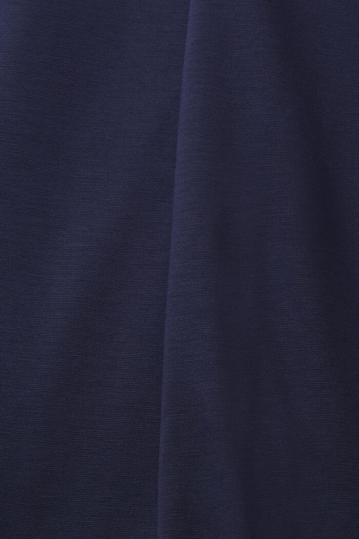 Midisukně s vázacím páskem, LENZING™ ECOVERO™, DARK BLUE, detail image number 5