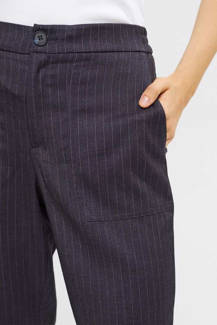 kalhoty s vlasovým proužkem, NAVY, detail image number 0