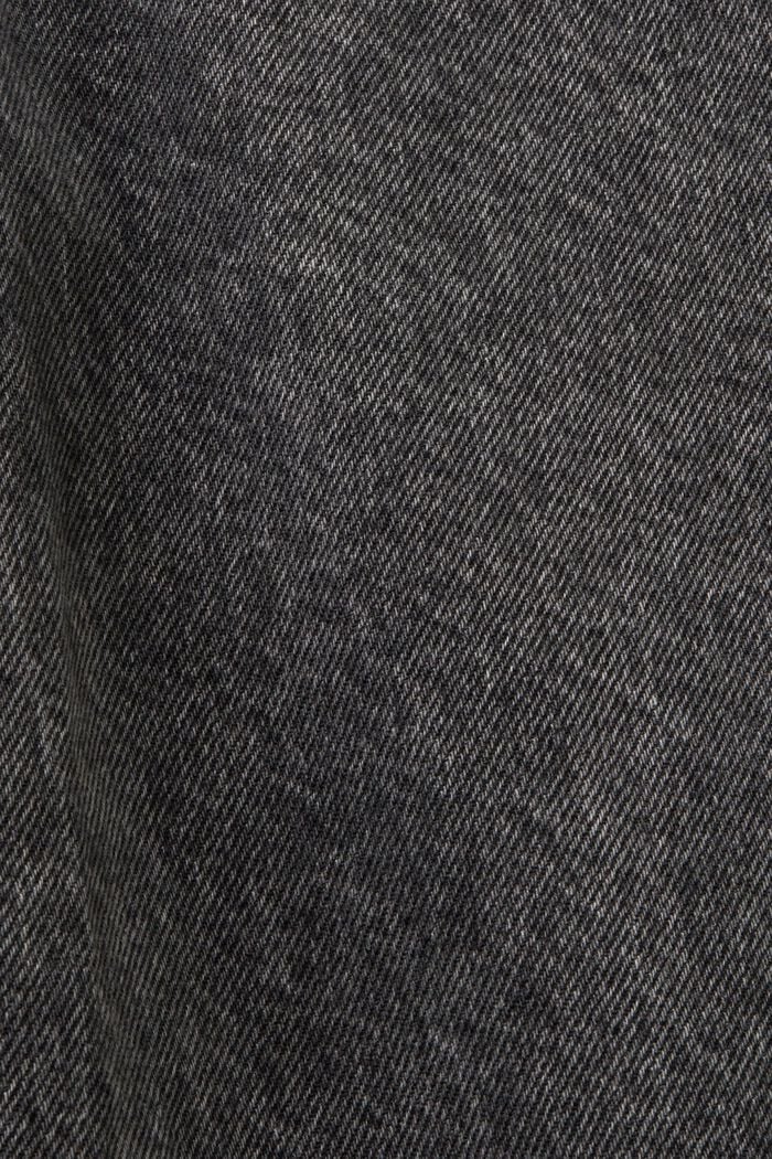 Retro džíny s vysokým pasem a širokými nohavicemi, GREY DARK WASHED, detail image number 6
