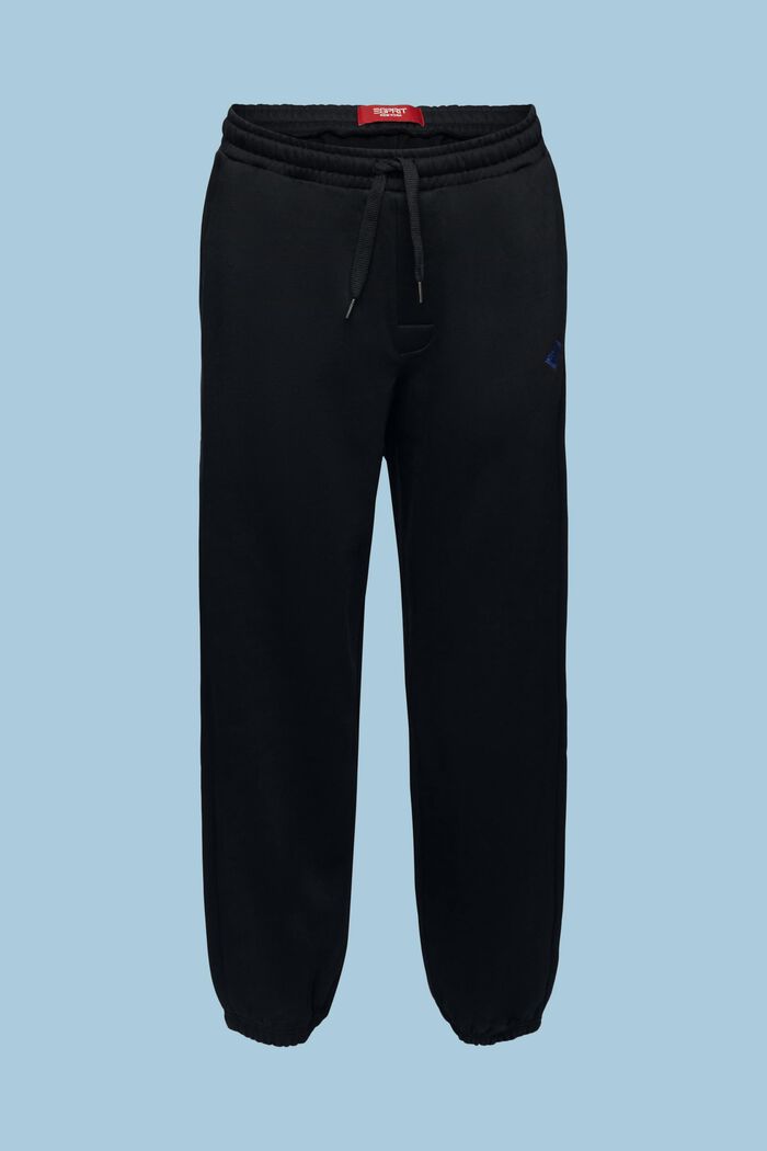 Teplákové kalhoty s výšivkou, BLACK, detail image number 7