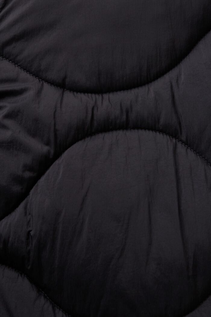 Prošívaná bunda s kapucí, BLACK, detail image number 5