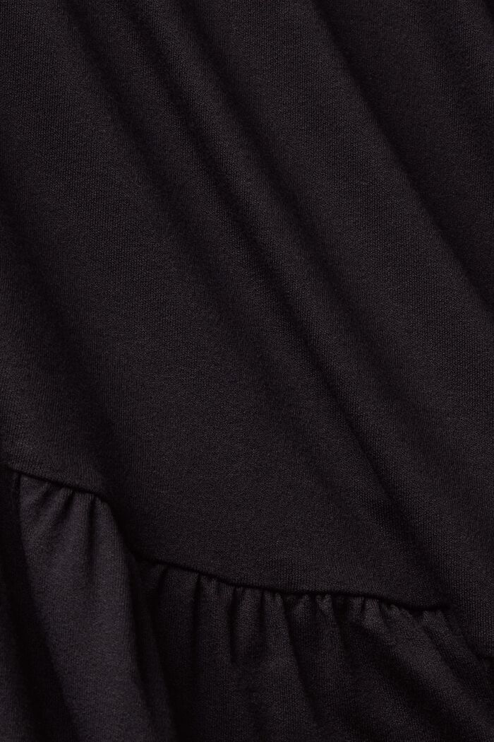 Pletené mini šaty, LENZING™ ECOVERO™, BLACK, detail image number 5