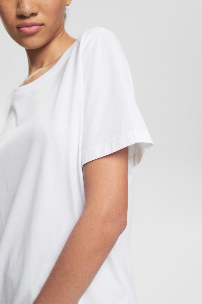 Basic tričko ze 100% bio bavlny, WHITE, detail image number 2