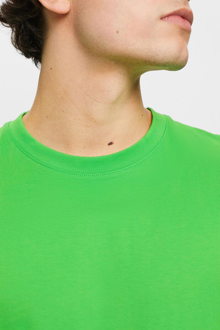 Žerzejové tričko s kulatým výstřihem, GREEN, detail image number 2