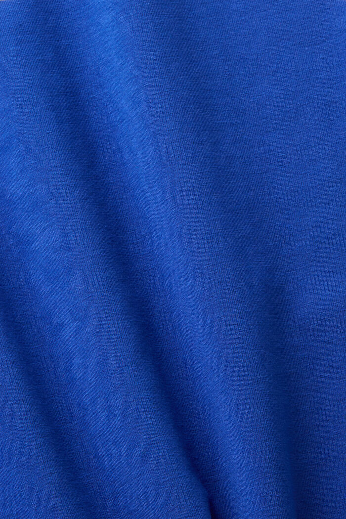Sportovní bavlněné tričko, BRIGHT BLUE, detail image number 6