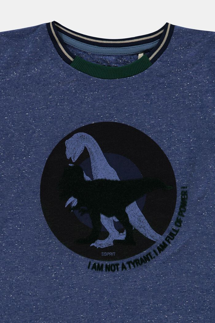 Tričko s potiskem, ze 100% bavlny, BLUE, detail image number 2