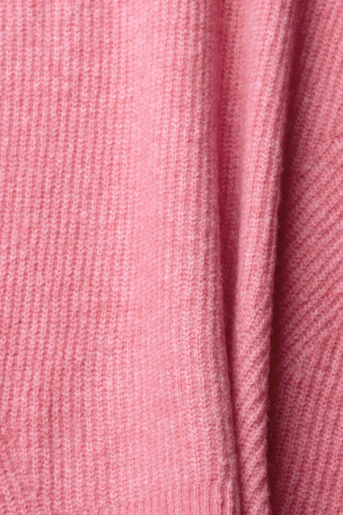 Pletený pulovr ze směsi s vlnou, PINK, detail image number 1
