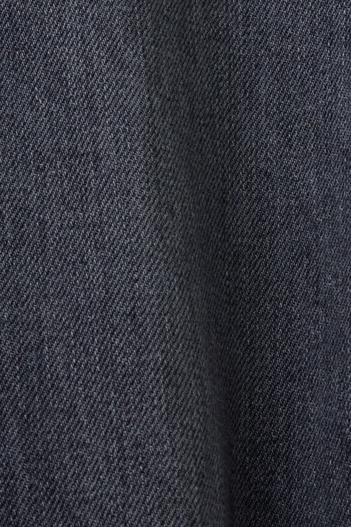 Džíny s vysokým pasem a širokými nohavicemi, BLACK MEDIUM WASHED, detail image number 6