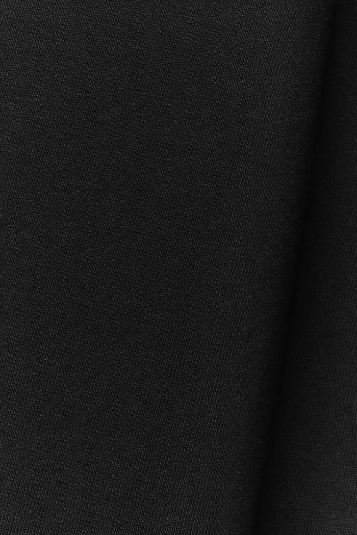 Unisex tričko s logem, z bavlněného žerzeje, BLACK, detail image number 5