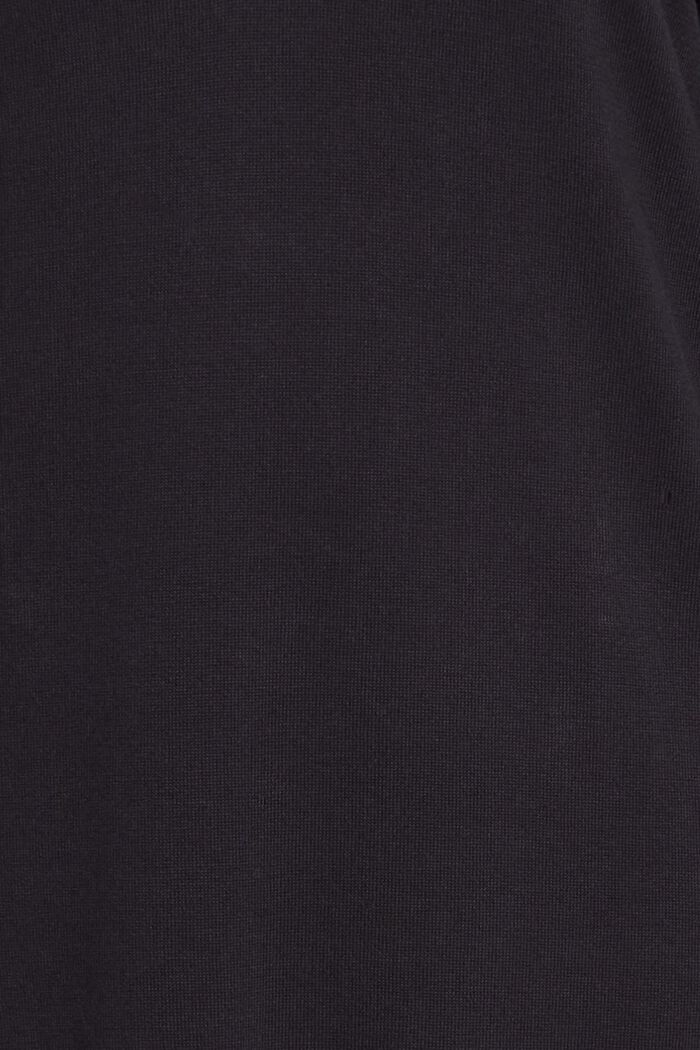 CURVY: šaty s polokošilovým límečkem, z pleteniny, BLACK, detail image number 1